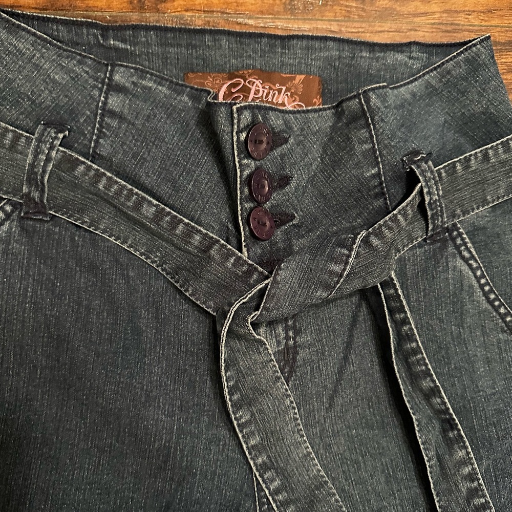 Flared High Rise Jeans - Picture 7 of 8